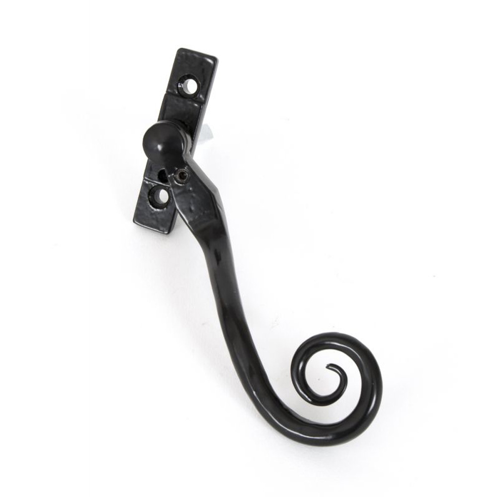 From the Anvil Large Monkey Tail Espag Window Handle - Black (Right Hand)